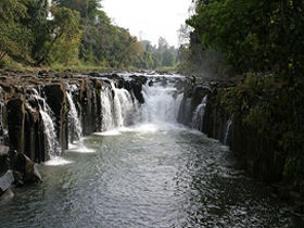 Laos tour, river and forest
