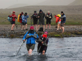 Sponsored trek for charity in Iceland