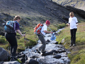 Sponsored trek for charity in Iceland
