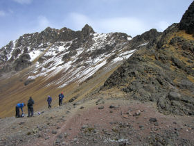 High altitude charity trek in Ecuador