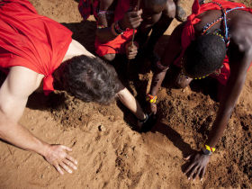 Maasai warrior survivor training holiday, Kenya