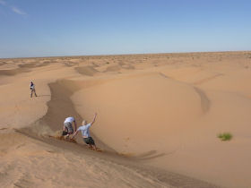 Sahara desert trek in Tunisia