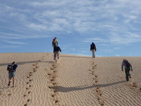Sahara desert trek in Tunisia