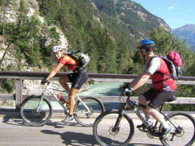 Mountain biking holiday in the Alps, Austria and Italy