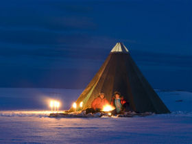 Northern lights winter holiday, Norway