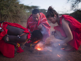 Maasai warrior survivor training holiday, Kenya