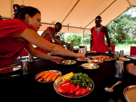 Maasai warrior introductory training course, Kenya