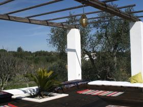 The deck, just one of the places to chill out