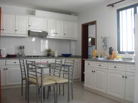 The open plan NEW kitchen and dining area