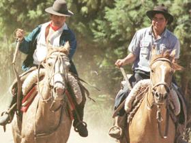 Local gauchos lead trail rides