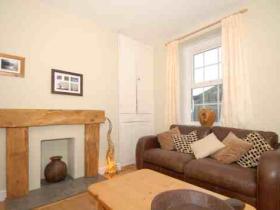 dual aspect sitting room with high ceilings