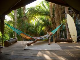 Bungalow and hammock