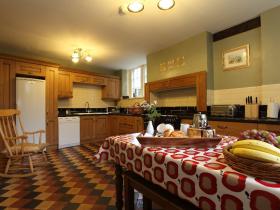A large well-equipped kitchen