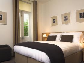 A suprior room at base2stay Kensington hotel, London