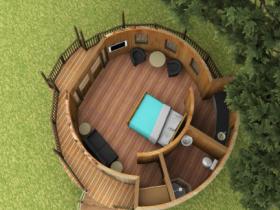 3D Model Showing Plan Layout