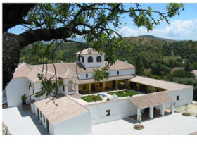 Hotel front from above