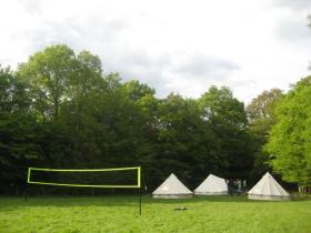 The camping field