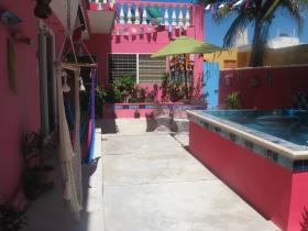 Courtyard garden, pool and ground floor apartment