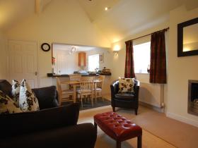 The Stables (sleeps 3)  -  vaulted sitting/dining room