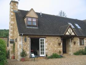 Broadway cottages in the Cotswolds England