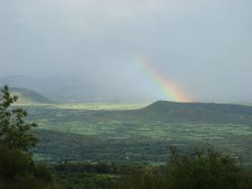 Scenic countryside in vicinity of Ikweta Country Inn