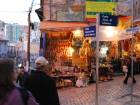 The witches market, La Paz