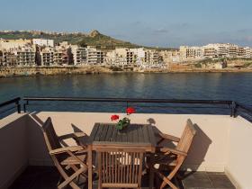 View from roof terrace