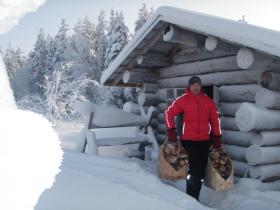 Snowshoeing Finland