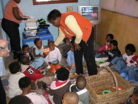 Volunteer at a creche in South Africa