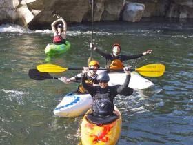 Learn how to kayak holiday in the Ardeche, France