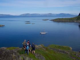A hike with a view of Sørøysundet.