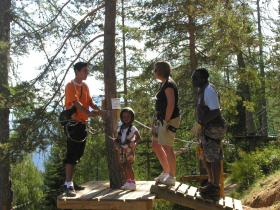 On the high level forest adventure