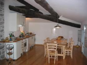 The larger apartment in La Brigue
