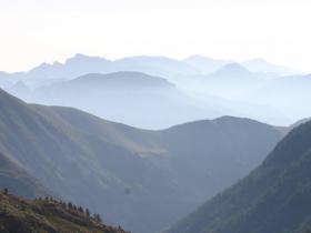 Looking south to the Med