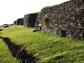 Ceremonial village of Orongo, Easter Island.