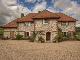 South Downs Way bed and breakfast farm, England