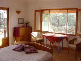 cosy bedroom with beautiful views