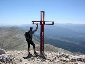 En route to Monte Amaro (2,793m), one of the highest peaks in the Apennines