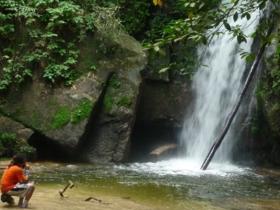 Freshen yourself up in one of the many waterfalls