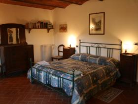 a bedroom in the farmhouse
