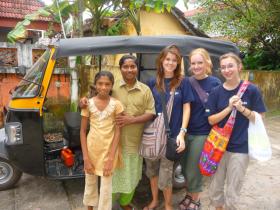 Under 18 volunteering in India 