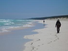 Beach walking