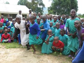 Bwindi forest school kids