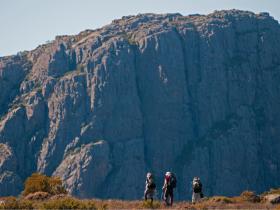 Walking towards Mt Jerusalem