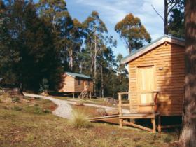 Our groups stay at Black Jack Cabins while exploring Cradle Mountain