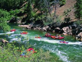 Salmon River rafting holiday in Idaho, USA