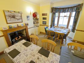 Dining room (Fraoch Lodge) perfect for walkers