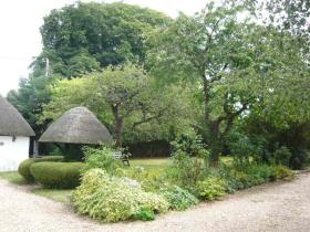 Part of garden at Burgate Farmhosue