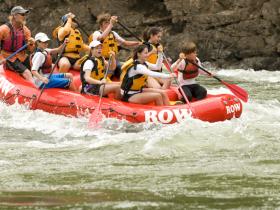 Rafting  on the Salmon River, Idaho, USA