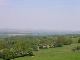 A view from the Cotswold Escarpment in May
